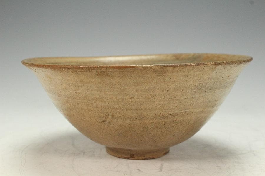 古美術 李朝 高麗 三嶋 茶碗(K-A638)