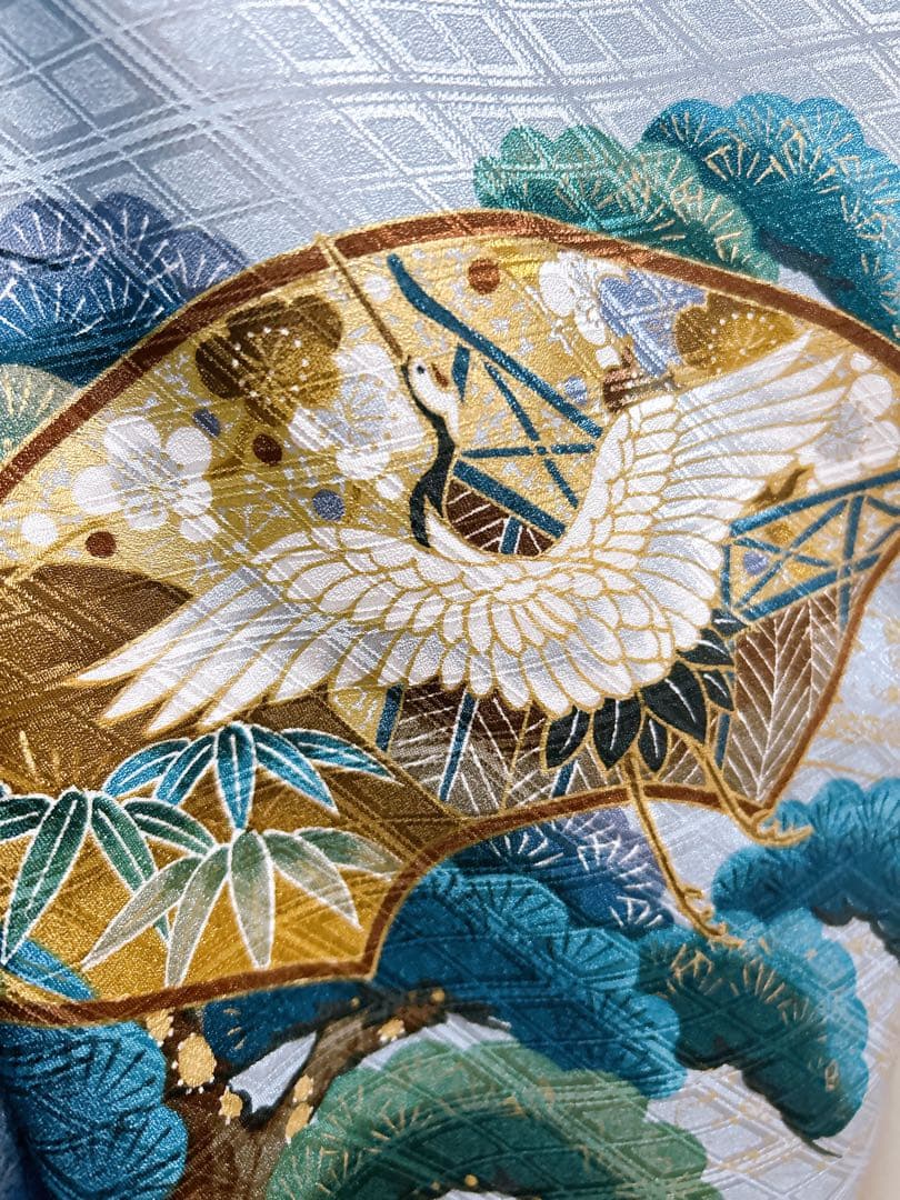 青系フルセット♡七五三　5歳　男の子　一式　鷹　ゴールド