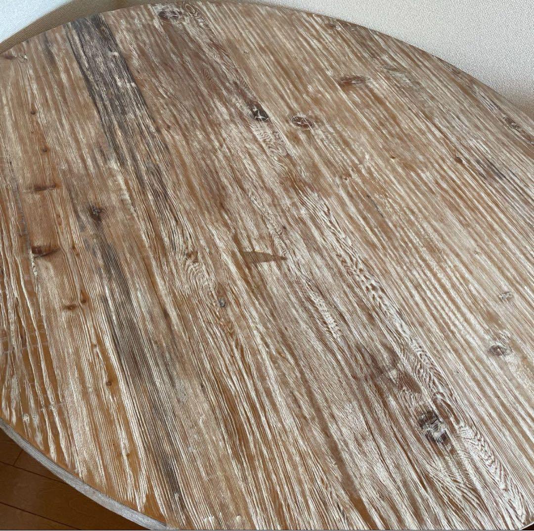 【nymm様】ラウンドテーブル　ダイニングテーブルbaum table直径116