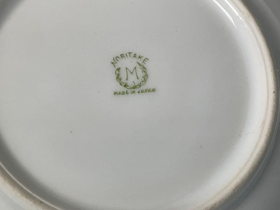 オールドノリタケ　インコ　絵皿 プレート　Noritake　幅約16cm