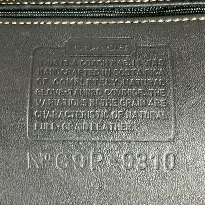 バッグ vintage coach shoulder bag leather black