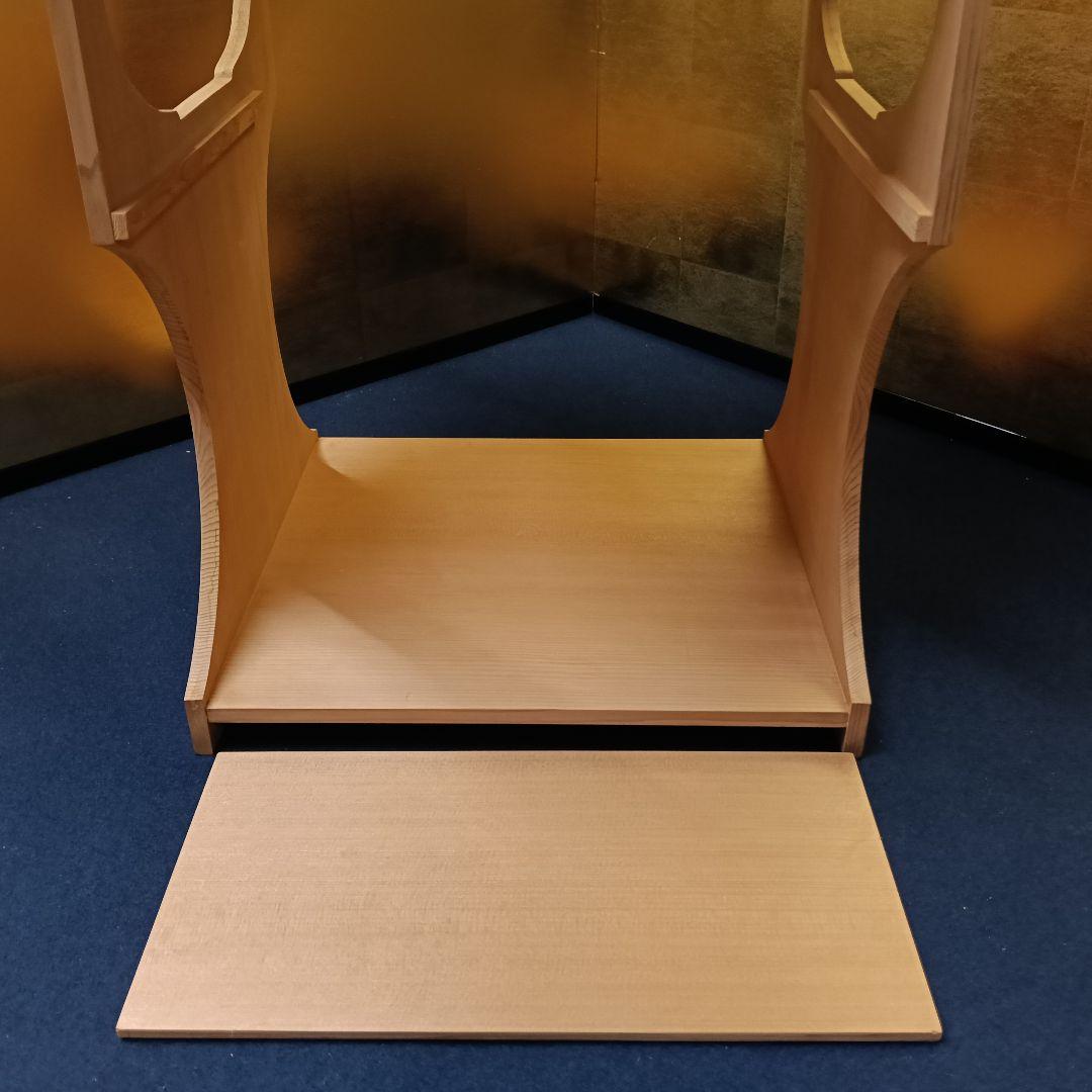 AM25 茶道具 杉棚 玄々斎好 水指 柄杓付 専用紙箱 良好