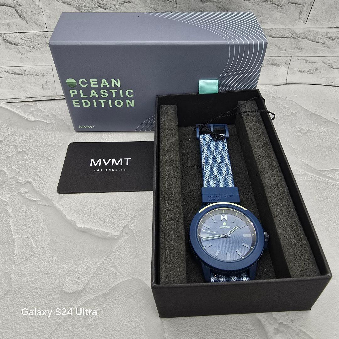 未使用 MVMT 腕時計 ソーラー 海洋再生プラスチックブルー