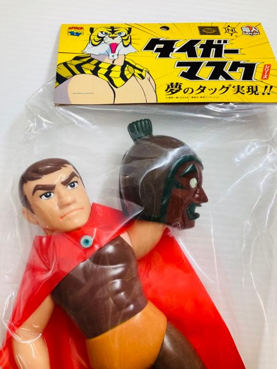 メディコムトイ電人タイガーマスクミスター不動アニメ版ソフビフィギュア