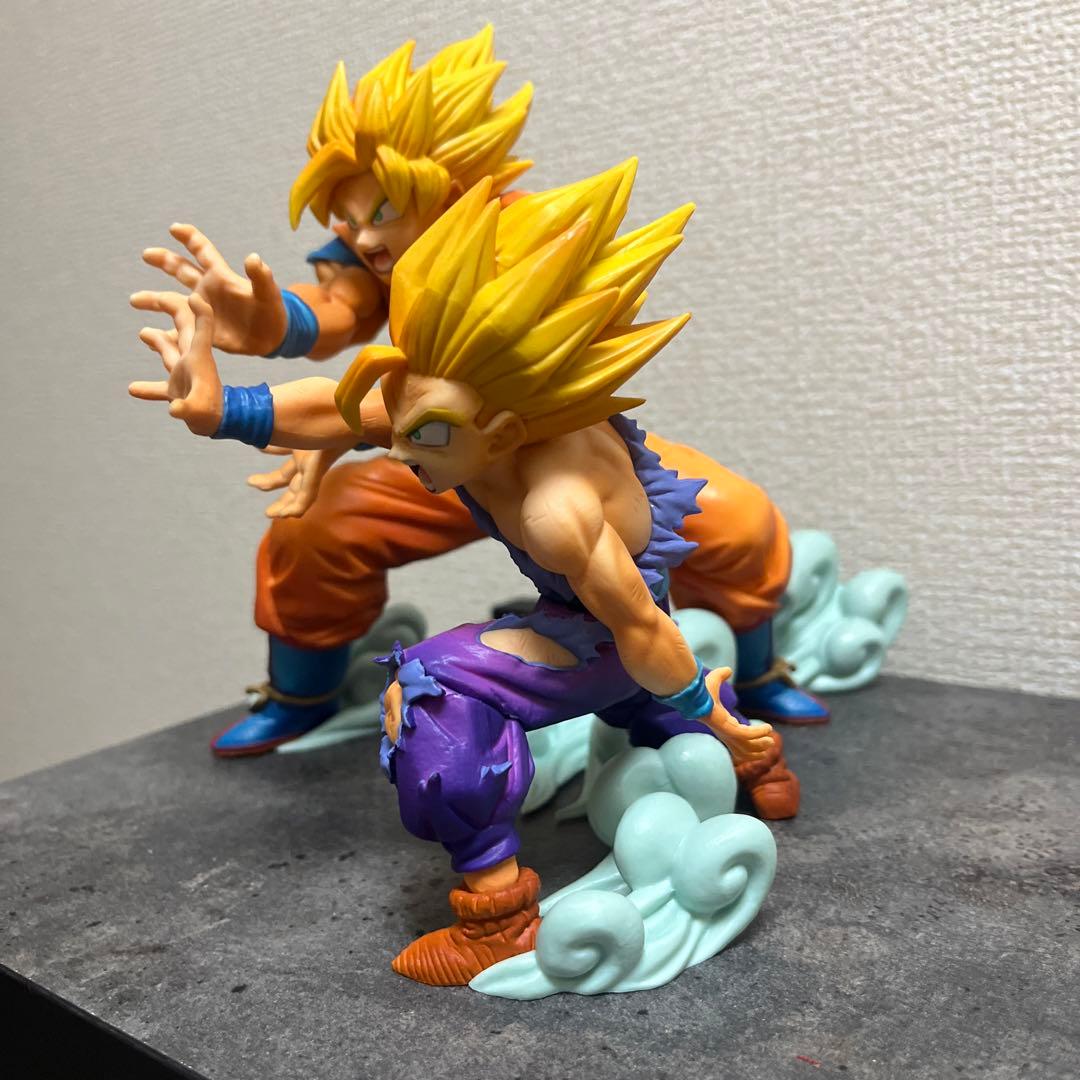 一番くじ ドラゴンボール A賞 親子カメハメ波 悟空&悟飯フィギュア 開封品