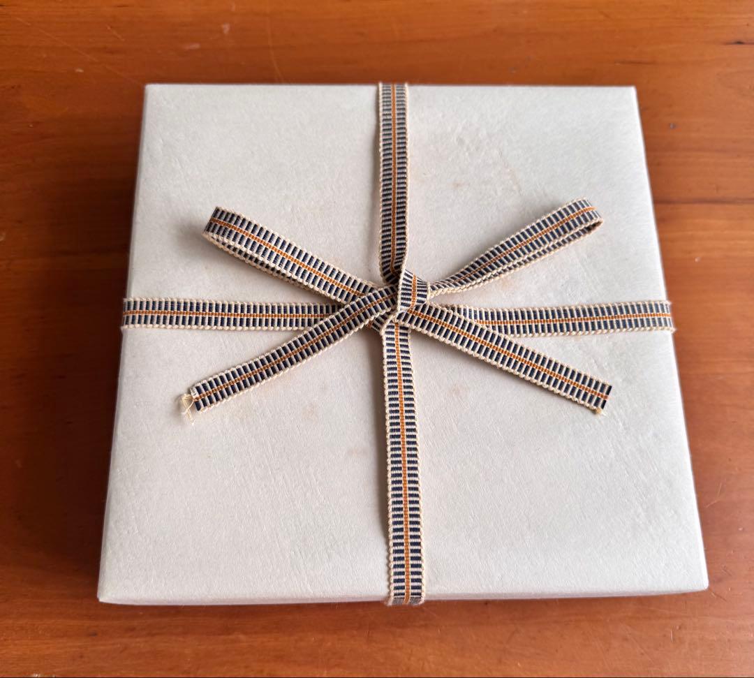 未使用木箱付〉廣永窯 赤絵鳥文皿 陶器 川喜田半泥子