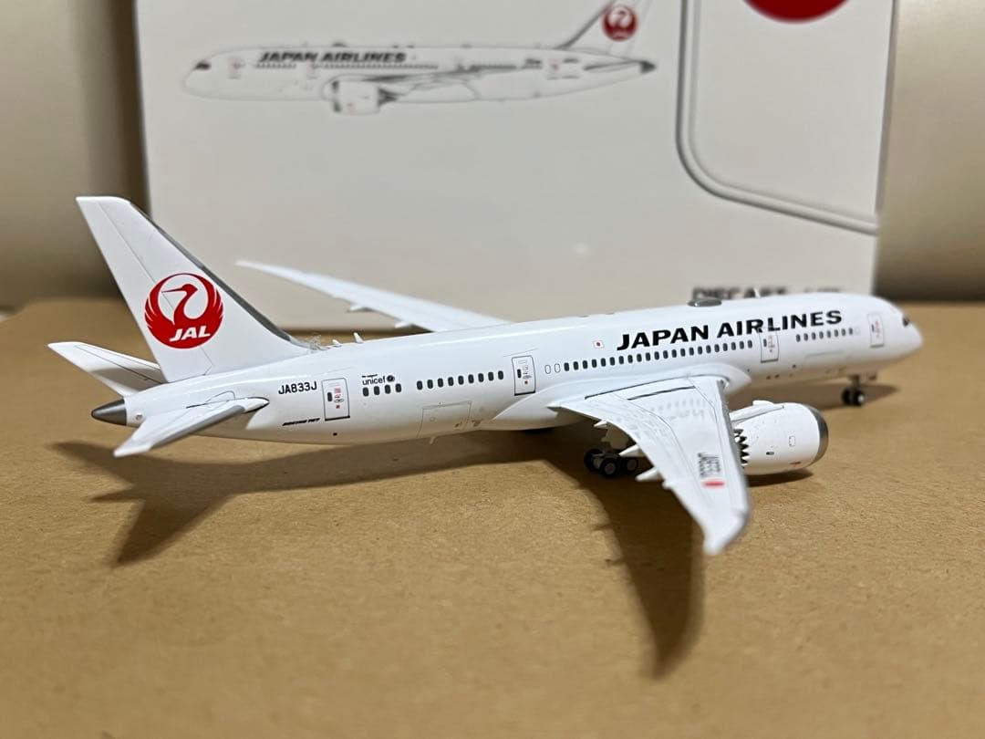 JC wings 1/400 JAL 日本航空 787-8 JA833J