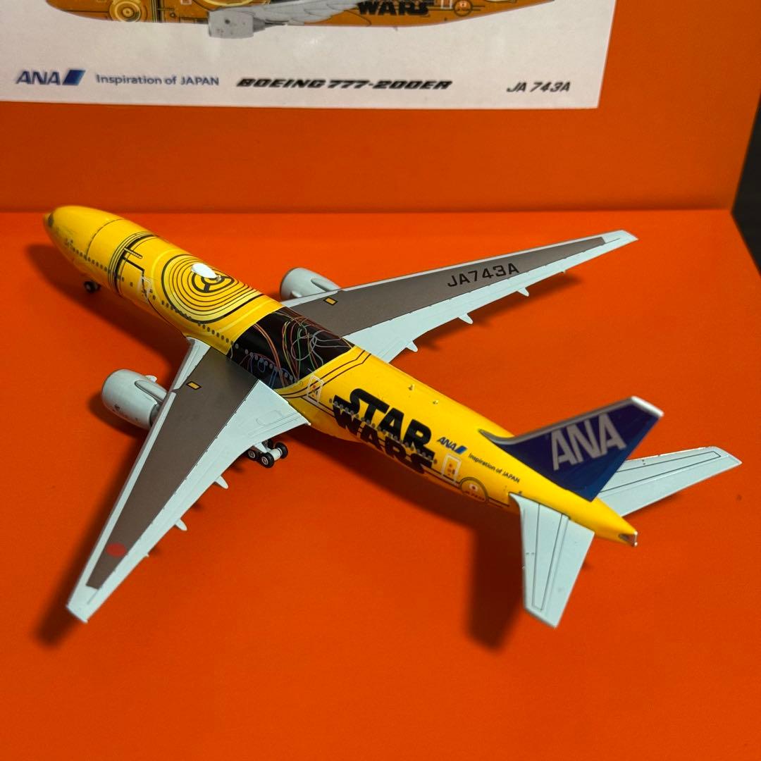 JC ANA C-3PO B777-200ER JA743A 1/400 新品