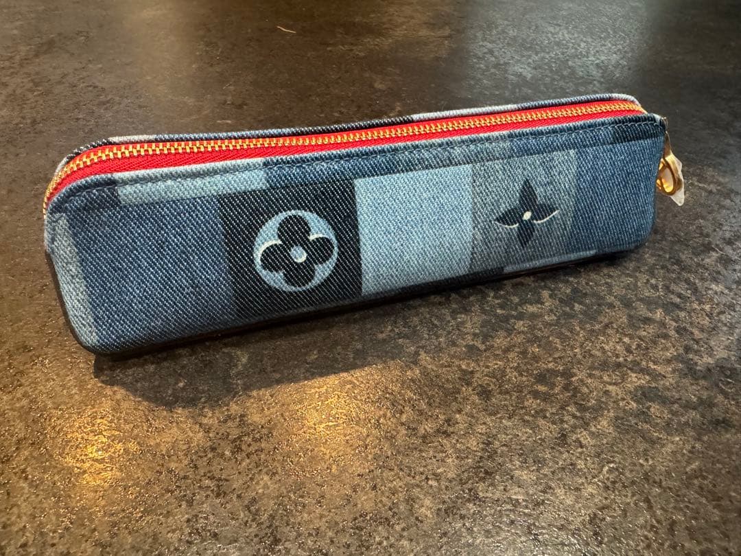 Louis Vuitton デニム ペンケース 財布 ポーチ