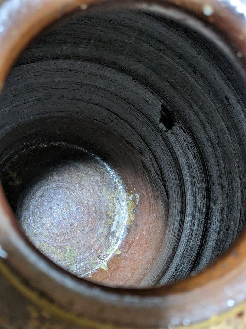 ♦️古備前 櫛目波状文壺 室町時代〜桃山時代 花活け 茶道具 置物 古美術骨董品