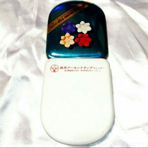 1960年代 森永 アーモンドタップ キャンデー 缶 小物入れ 菓子 昭和