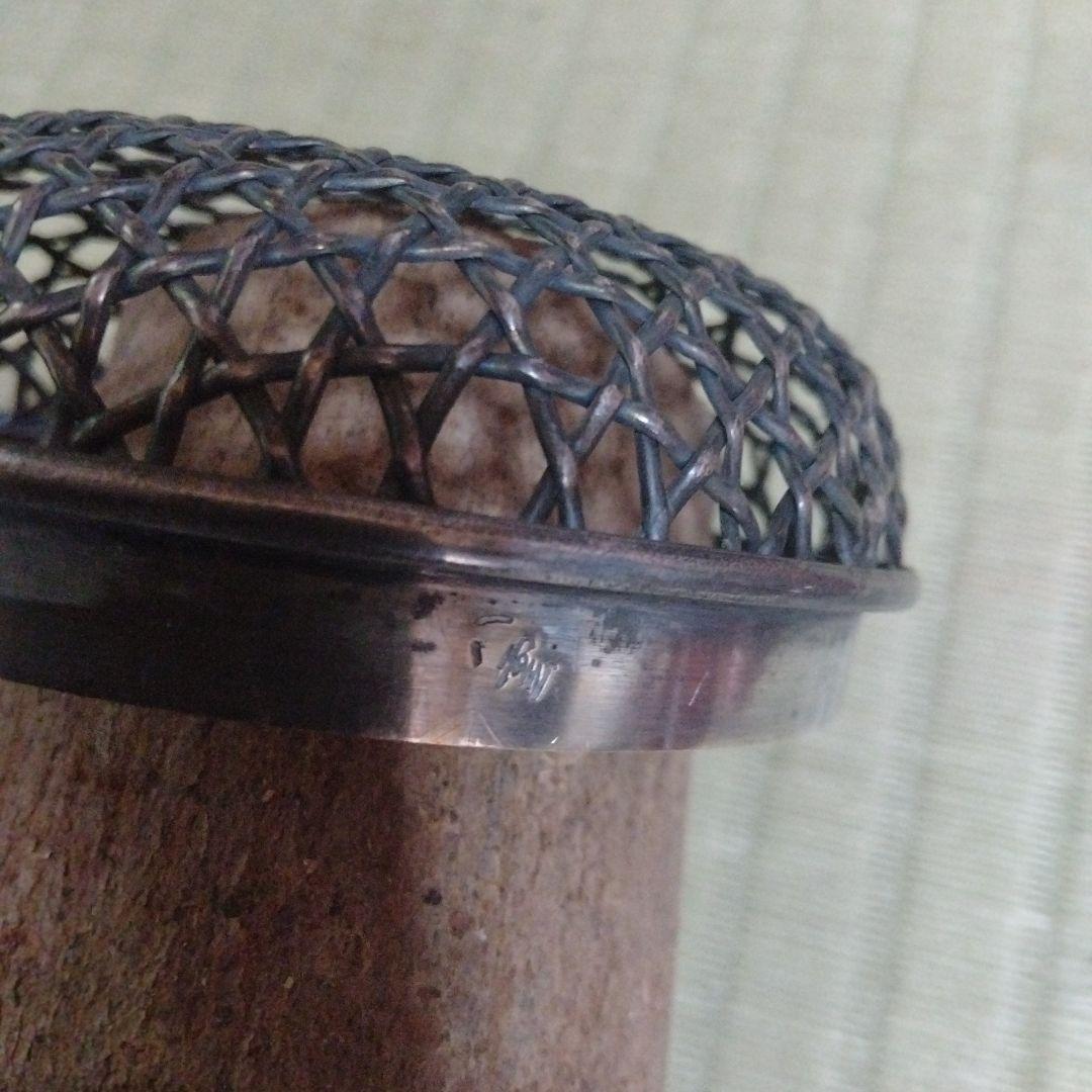 純銀 香炉火屋合口7.3㌢