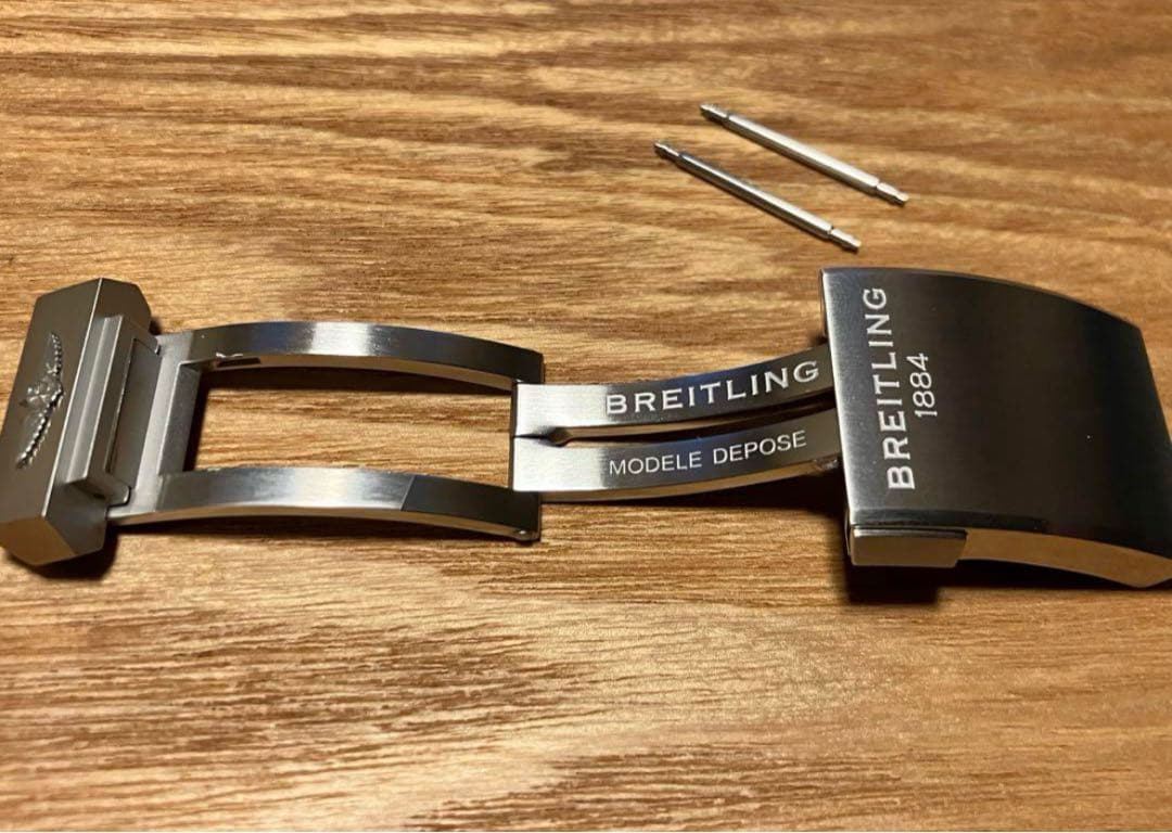 BREITLING ステンレススチールバックル　20mm サテン仕上げ