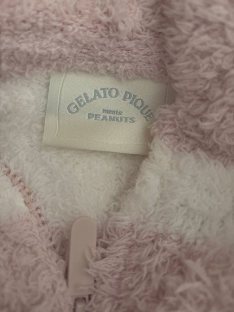 ジェラートピケ オリジナルアート ジャガードパーカー　S-M