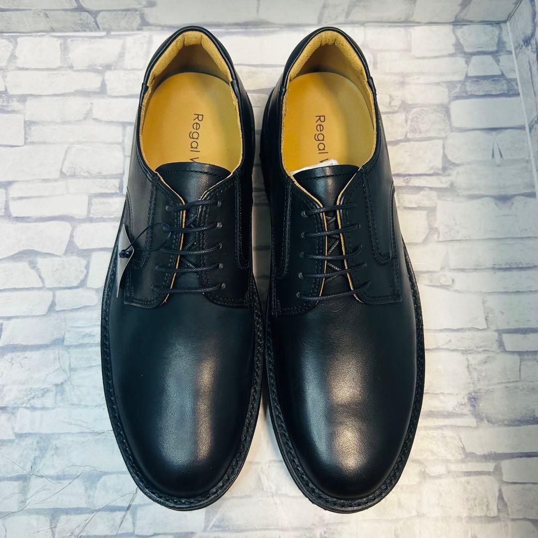 新品 Regal Walker 101W プレーントゥ 外羽根 黒 27cm