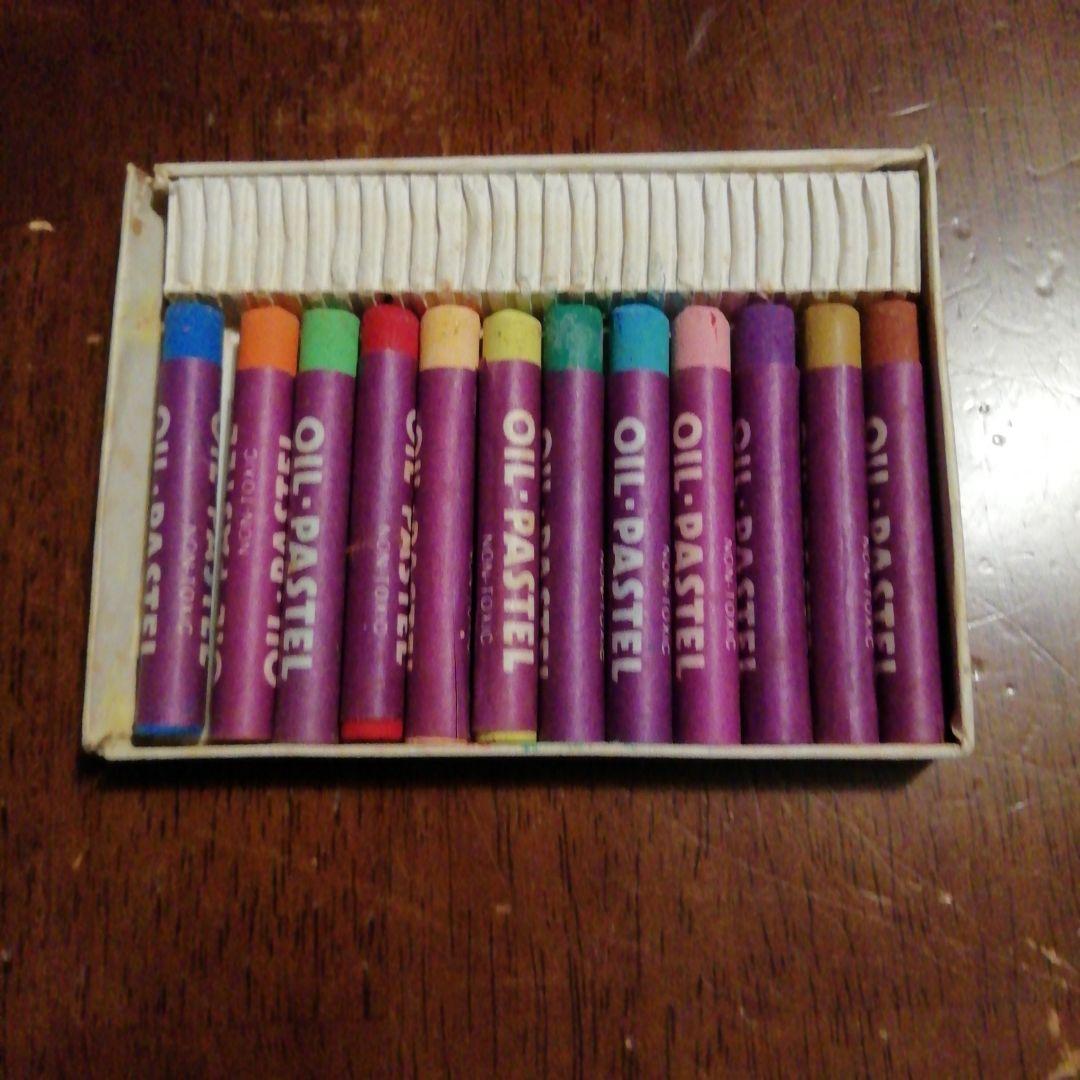 シンガポール航空　クレパス12色(40年前の景品)