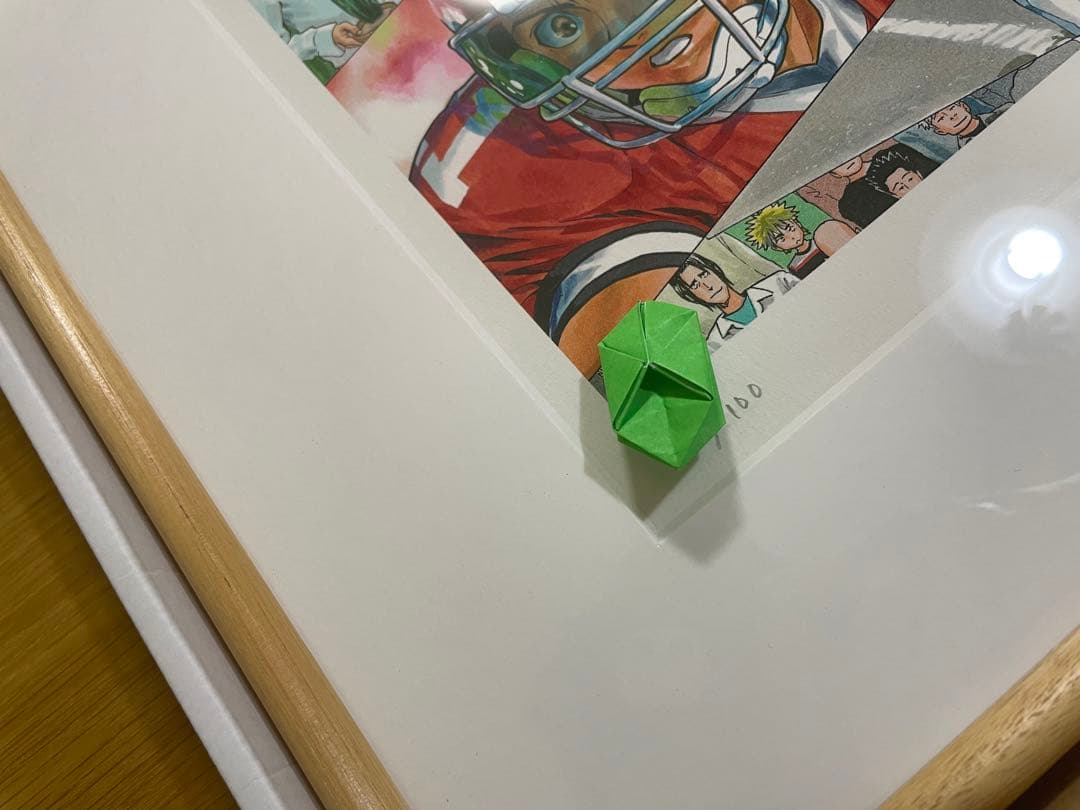 アイシールド21 複製原画 村田雄介 直筆サイン リトグラフ