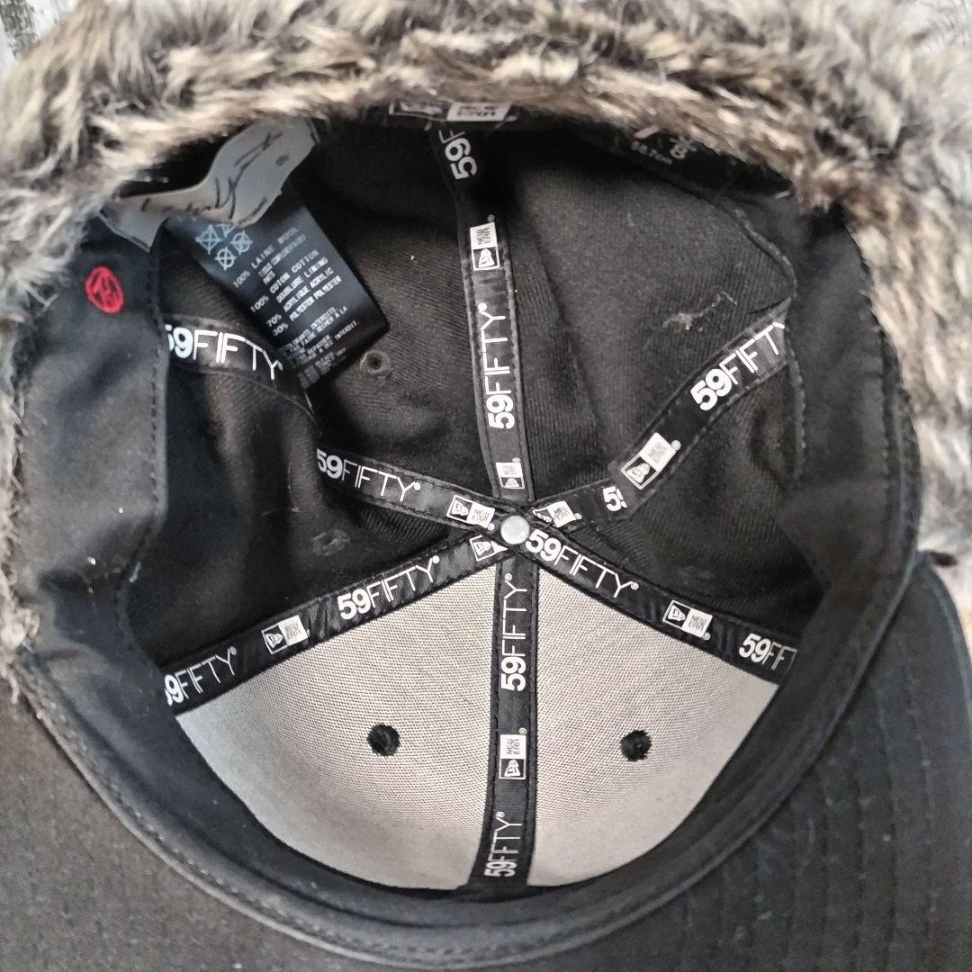 a61【入手困難】ヨウジヤマモト♤ニューエラー ファー付きキャプ 最高