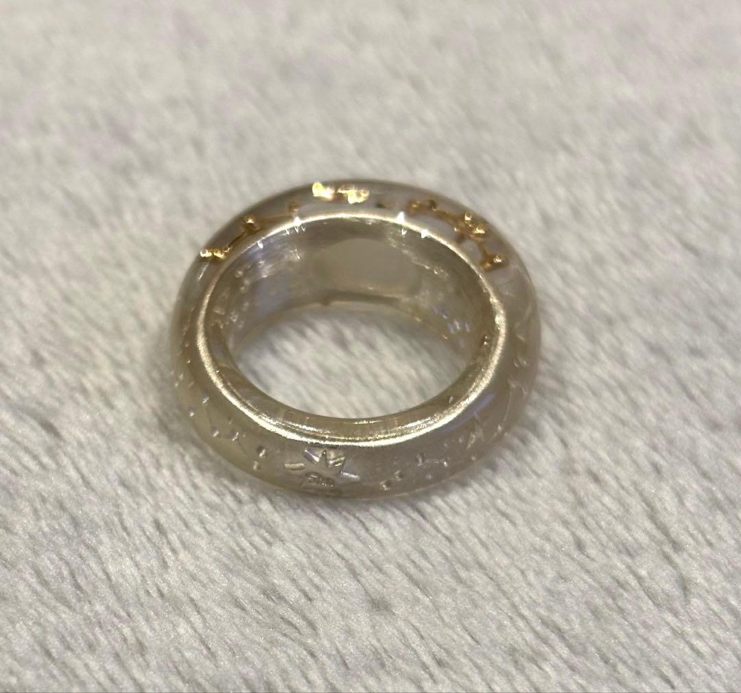 STAR JEWELRY スタージュエリー　アクリルリング　13号　星座★