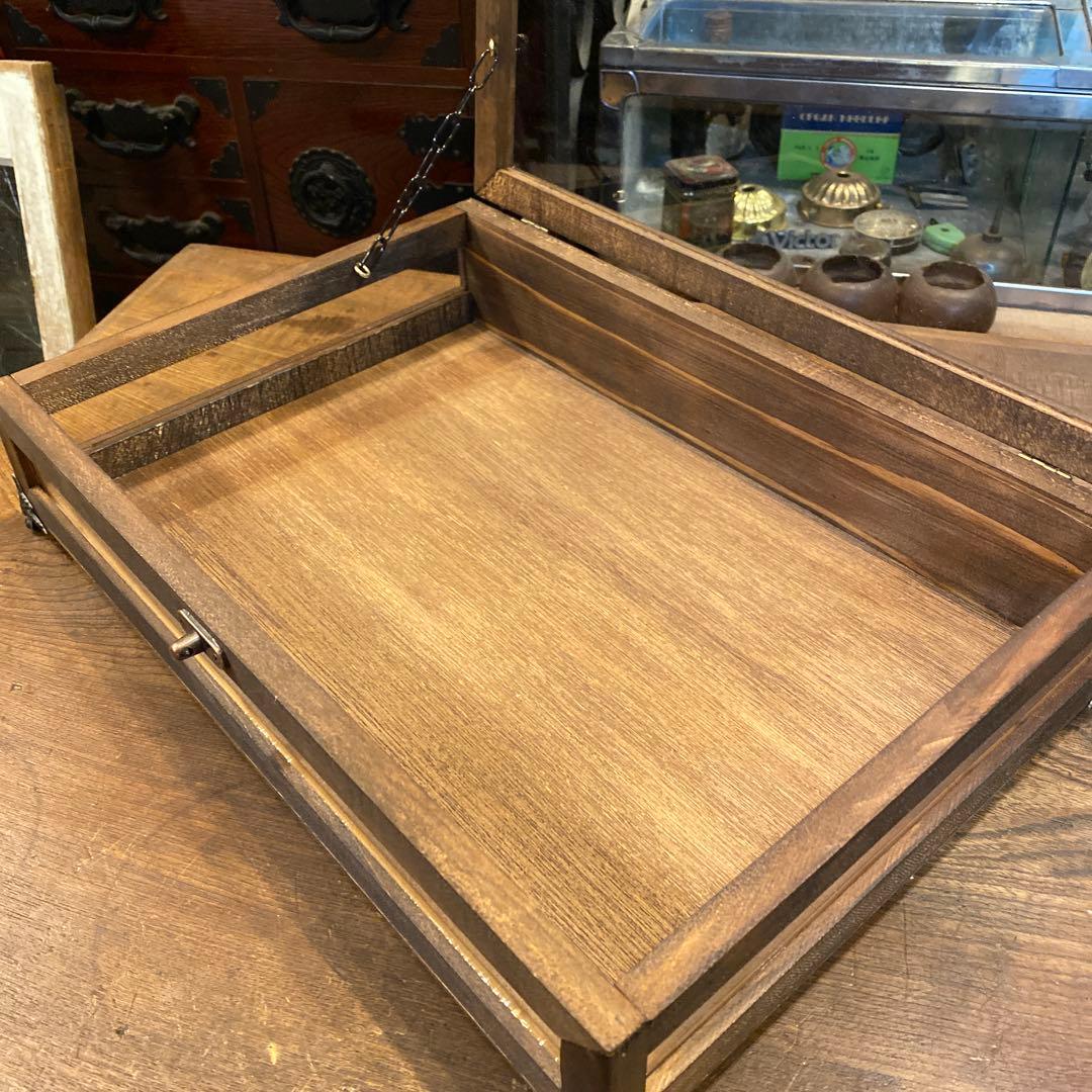 4面木製ガラスケース① | 激安通販のイーサプライ