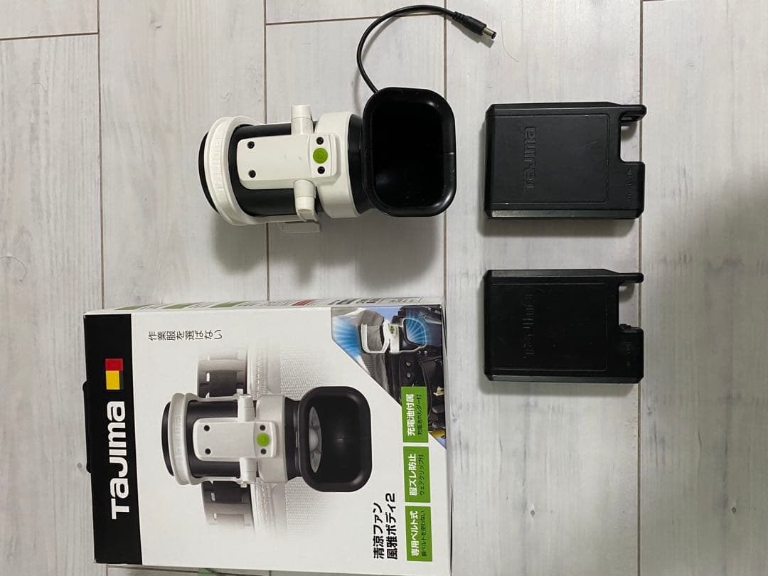 TAJIMA (タジマ) 清涼ファン 風雅ボディ2フルセット+バッテリー2個