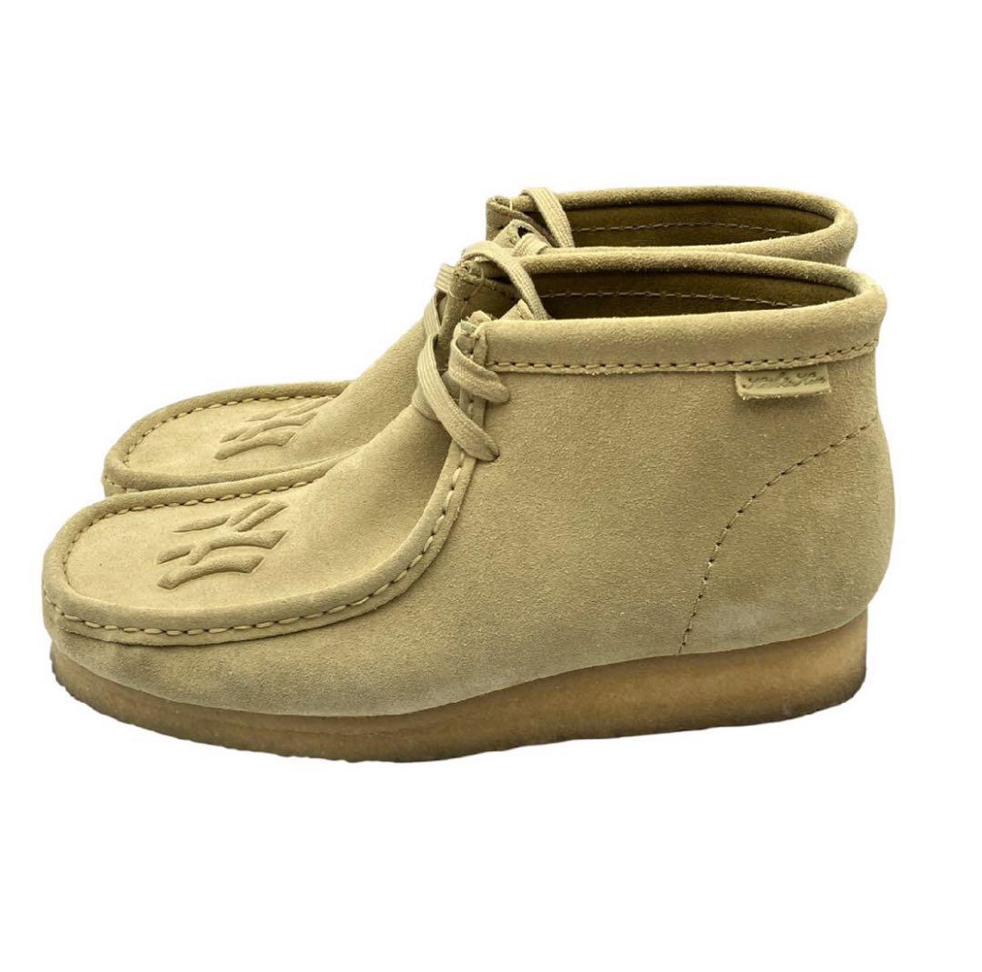クラークス KITH コラボ ヤンキース ワラビー US8 26cm ベージュ