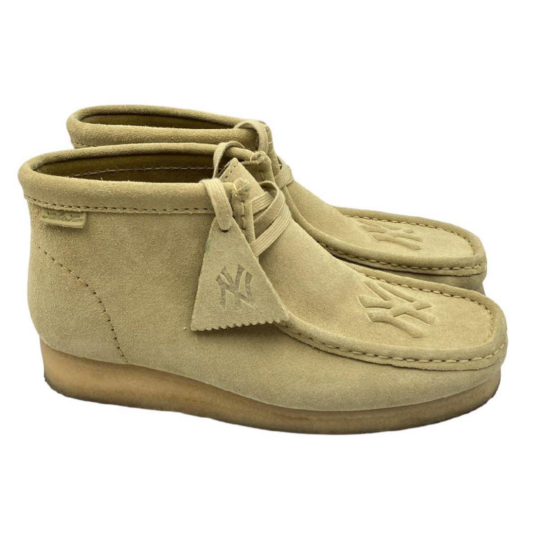 クラークス KITH コラボ ヤンキース ワラビー US8 26cm ベージュ