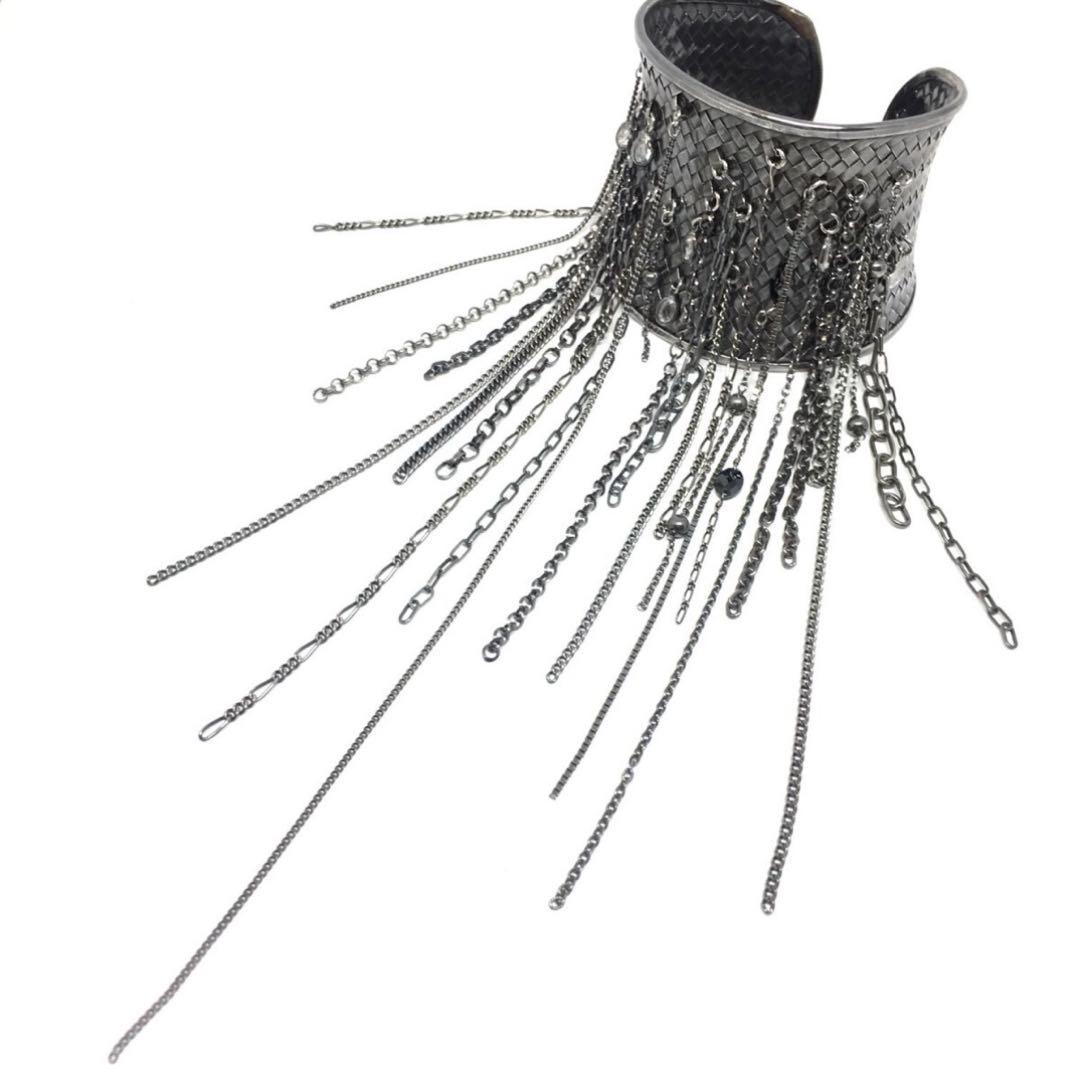 hyde着美品 gunda 銀製 バングルブレスレット ifsixwasnine