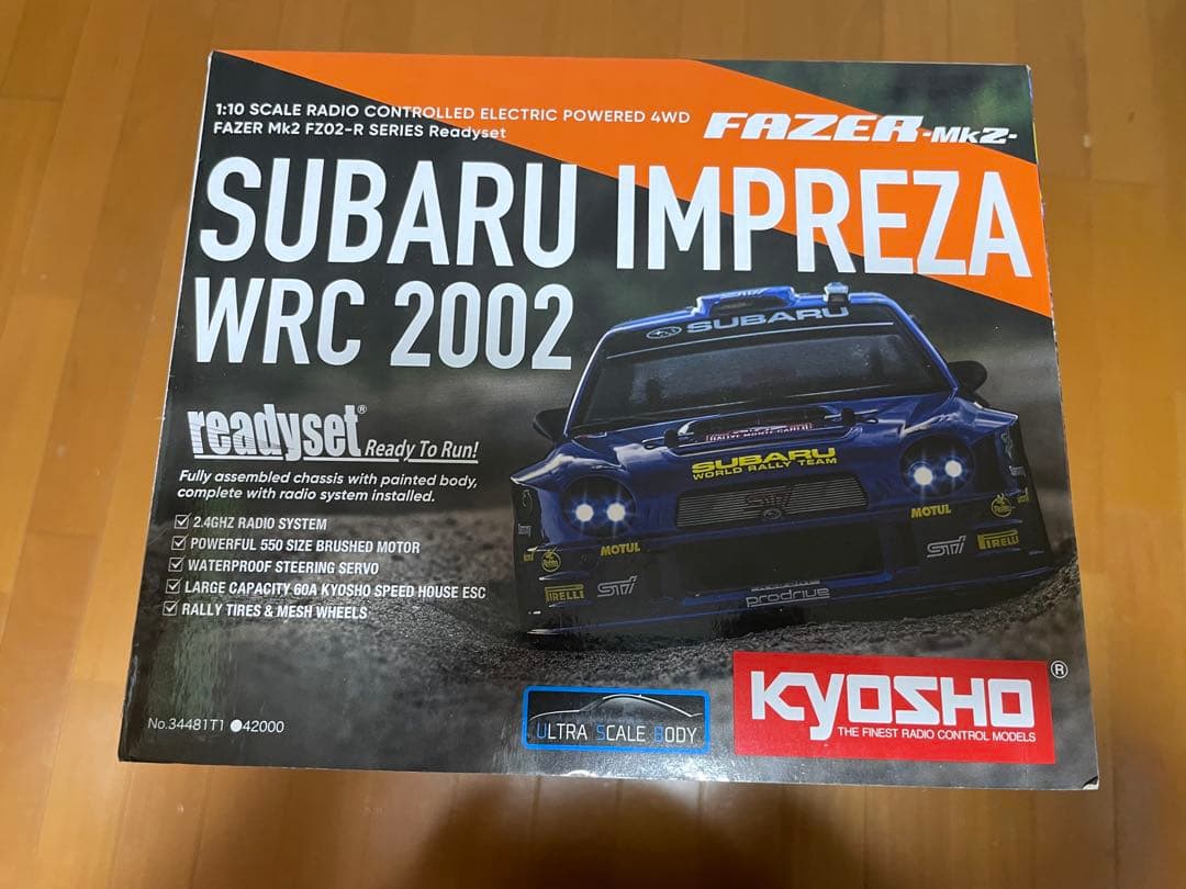 新品未開封】フェーザー Mk2 スバル インプレッサ WRC 2002 ラリー