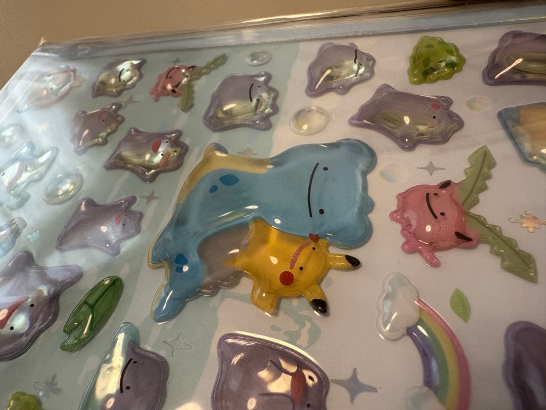 メタモン ポケモン 韓国限定 POPUP シール ボンボンドロップシール