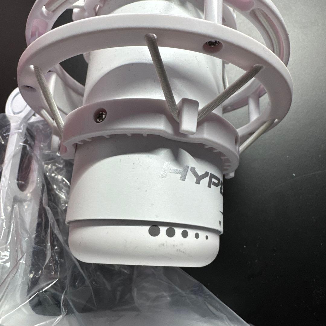 HYPERX QUADCAST S ホワイト コンデンサーマイク ゲーミング