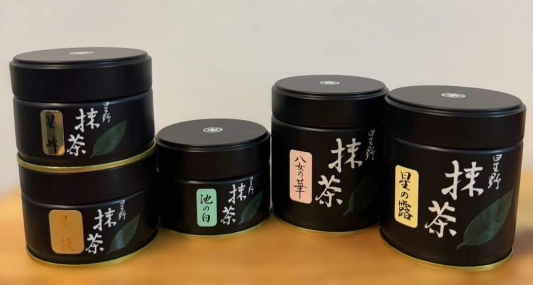 星野製茶園 星峰20g3缶，星の露20g1缶 星野製茶園 抹茶 八女の華 八女
