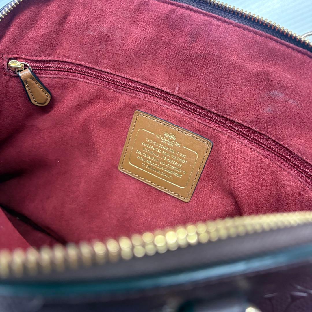 コーチ COACH ショルダーバッグ/ハンドバッグ　茶系
