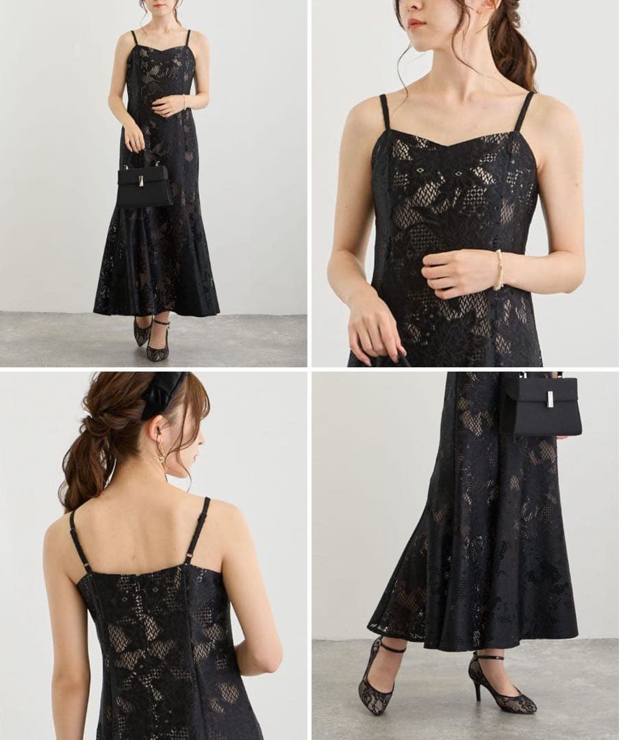 Dorry Doll マルチブラウスセットドレス ブラック