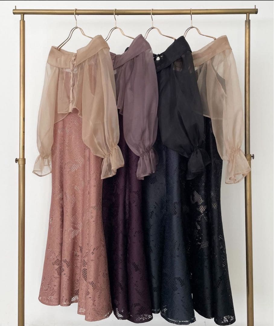 Dorry Doll マルチブラウスセットドレス ブラック