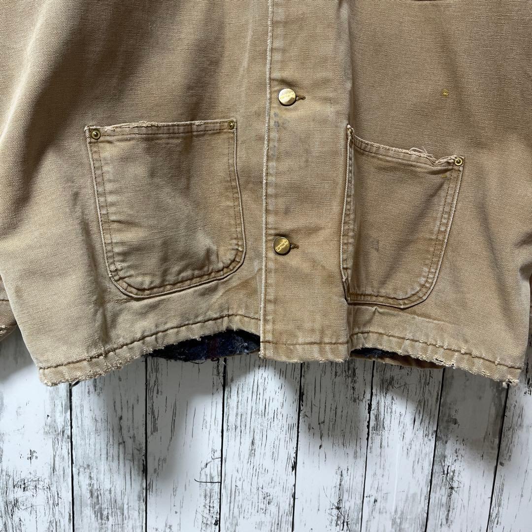 C2720 Carhartt チョアコート ワークジャケット フェード グランジ