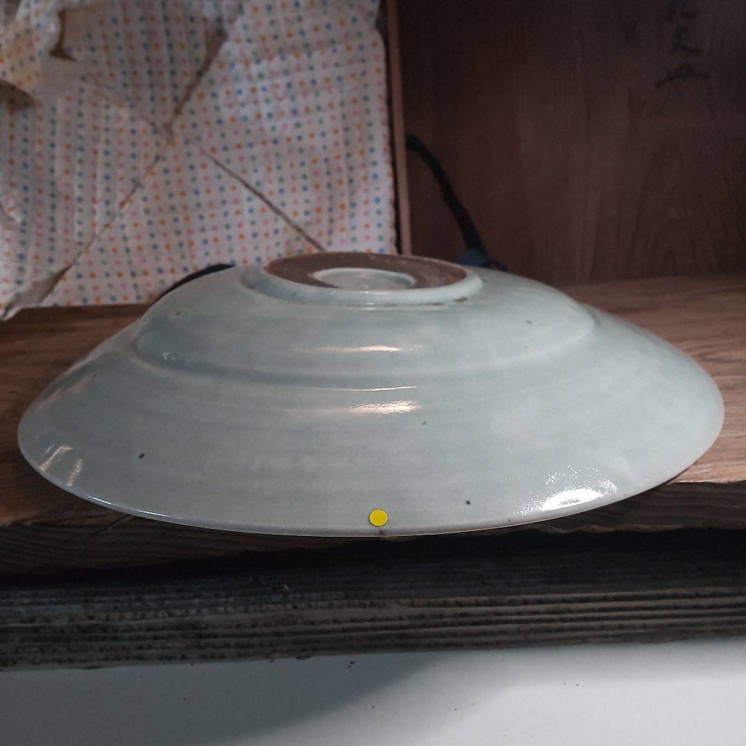 初期伊万里～淡青磁草花文様尺越大皿 - メルカリ