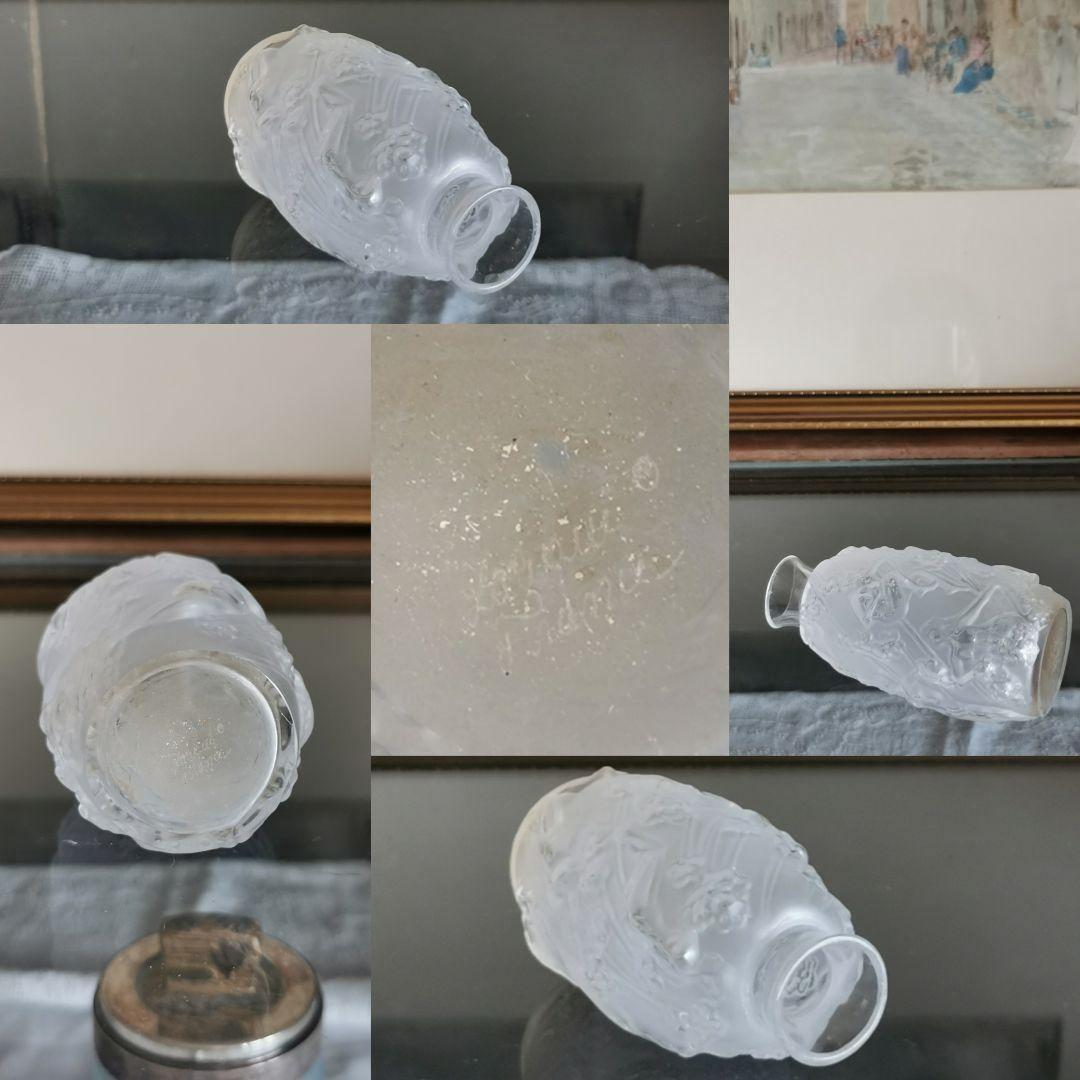 アンティーク ラリック 8人のファム 裸婦 巫女像花瓶 パヒューム