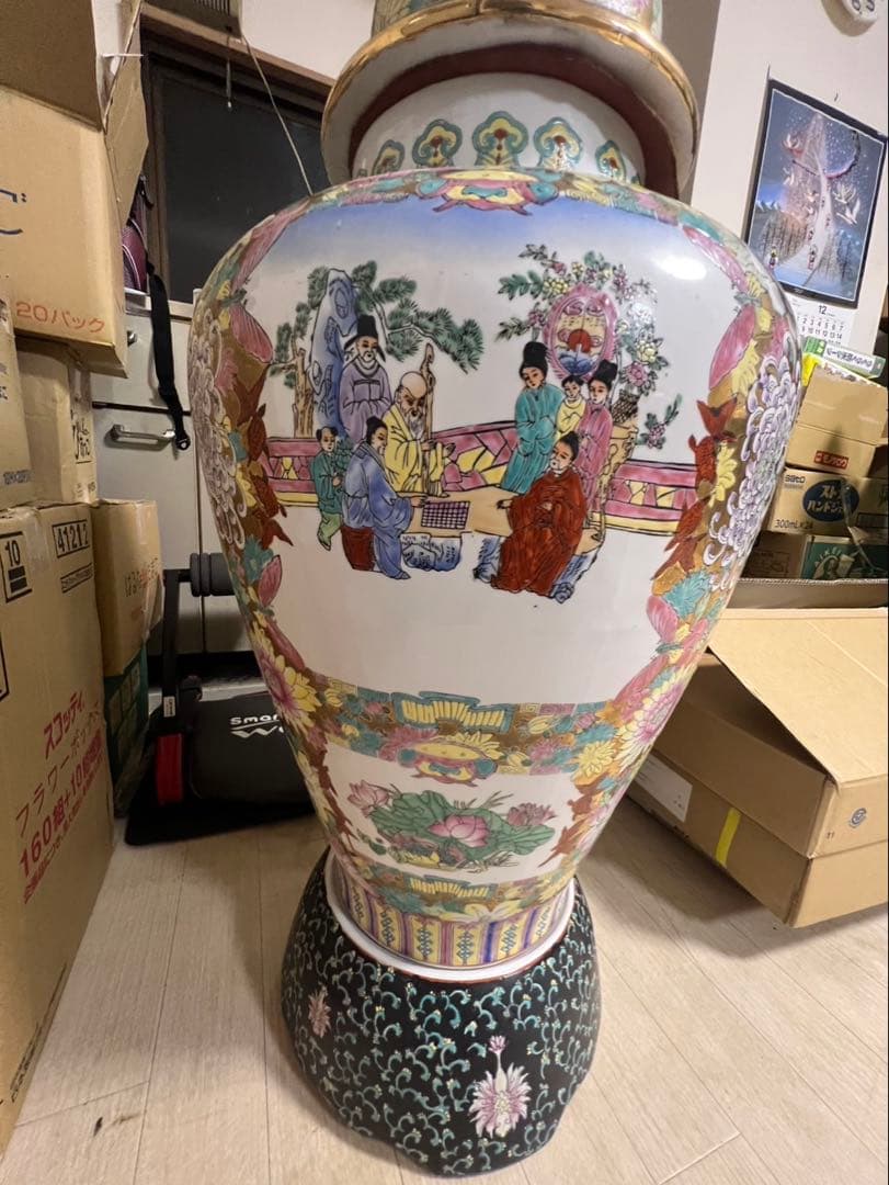 壺(中国アンテック美しい装飾) 美術品・アンティーク・コレクション