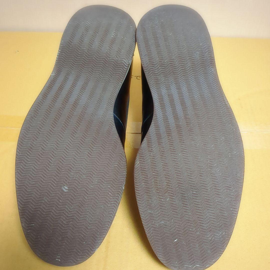 美品 BURBERRY LONDONバーバリー ロンドン レザーデッキシューズ