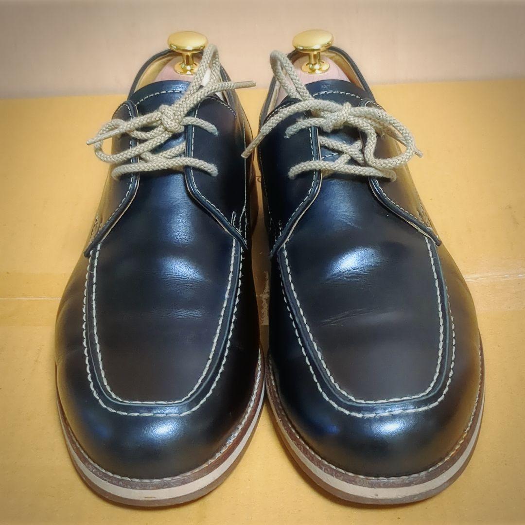 美品 BURBERRY LONDONバーバリー ロンドン レザーデッキシューズ