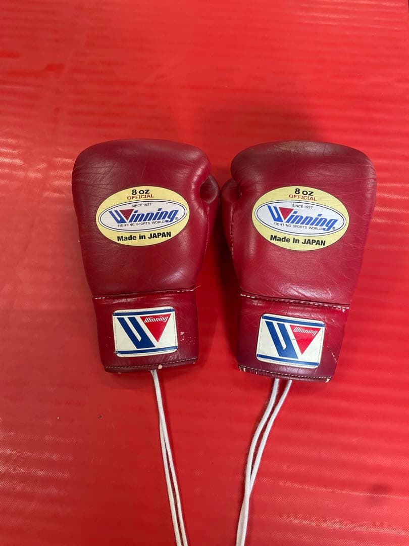 Winning ボクシンググローブ 8oz 赤 日本製 Winning ボクシング