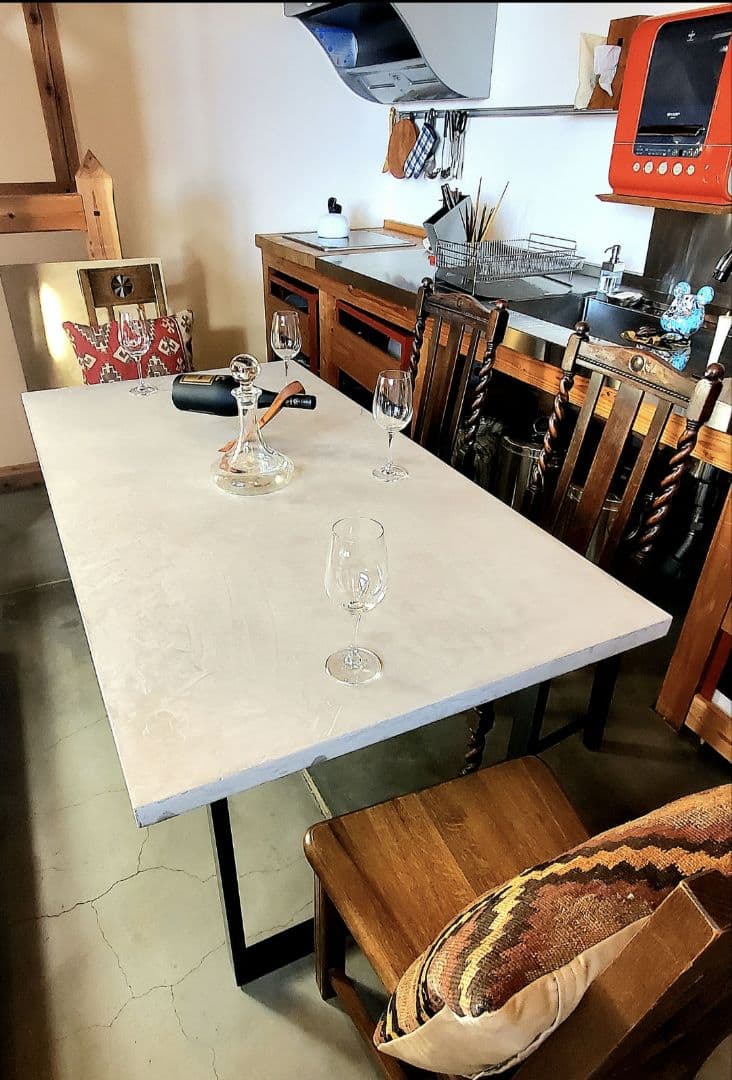 ねね モールテックス ダイニングテーブル 大天板 脚付き