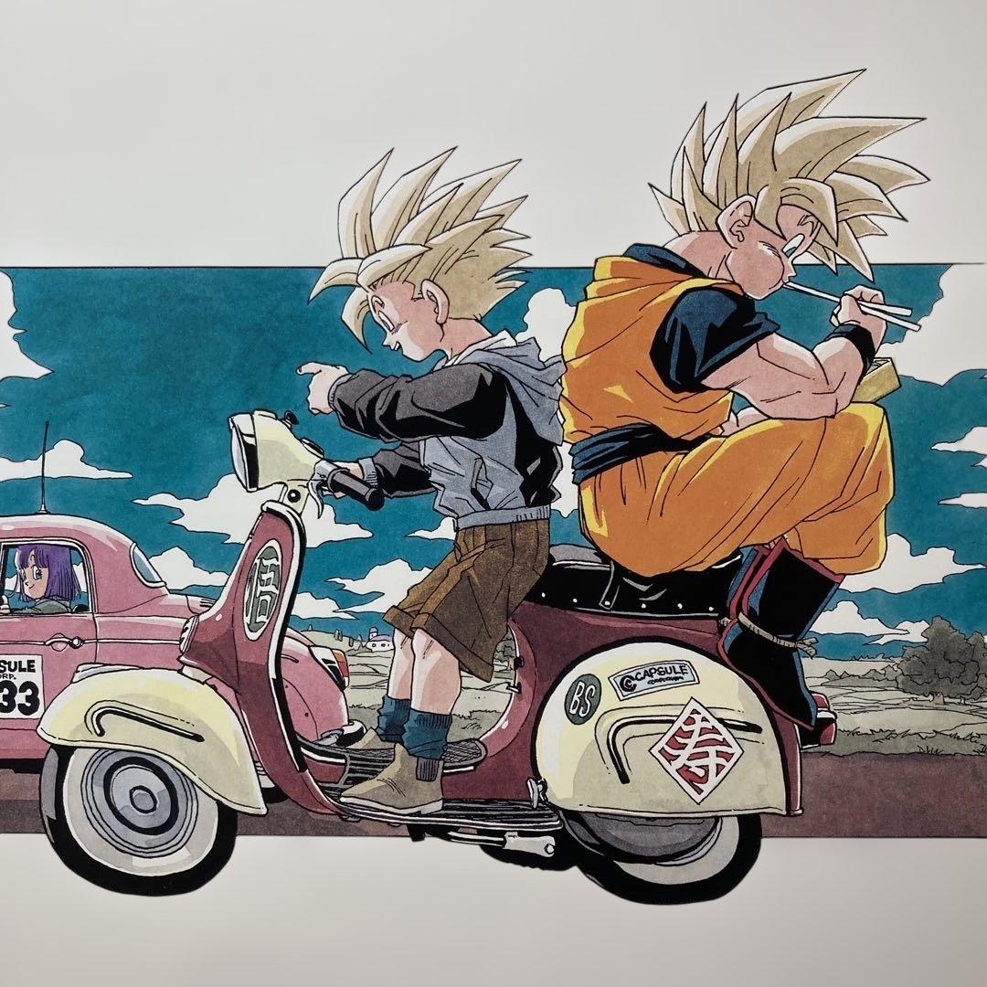 鳥山明の世界展 ドラゴンボール 複製原画 ポスター（封筒付き） - メルカリ