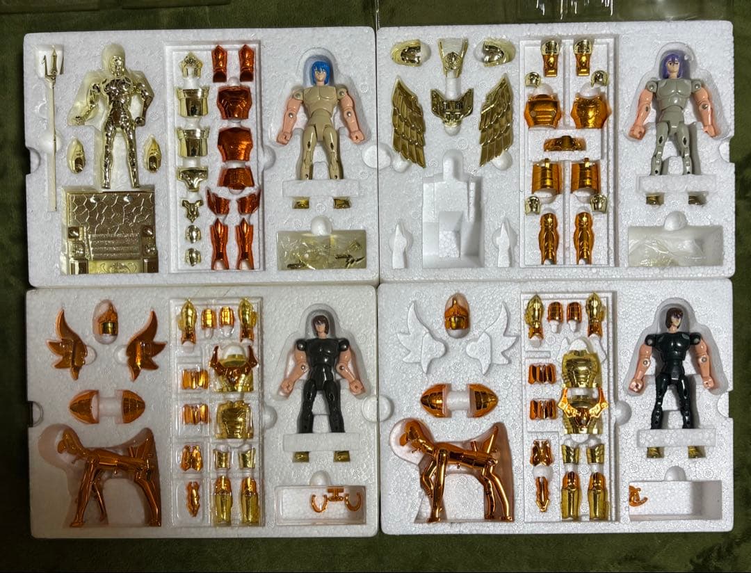 聖闘士聖衣大系　当時物　海闘士9種16個セット【開封使用品欠品有り】　おまけ付き