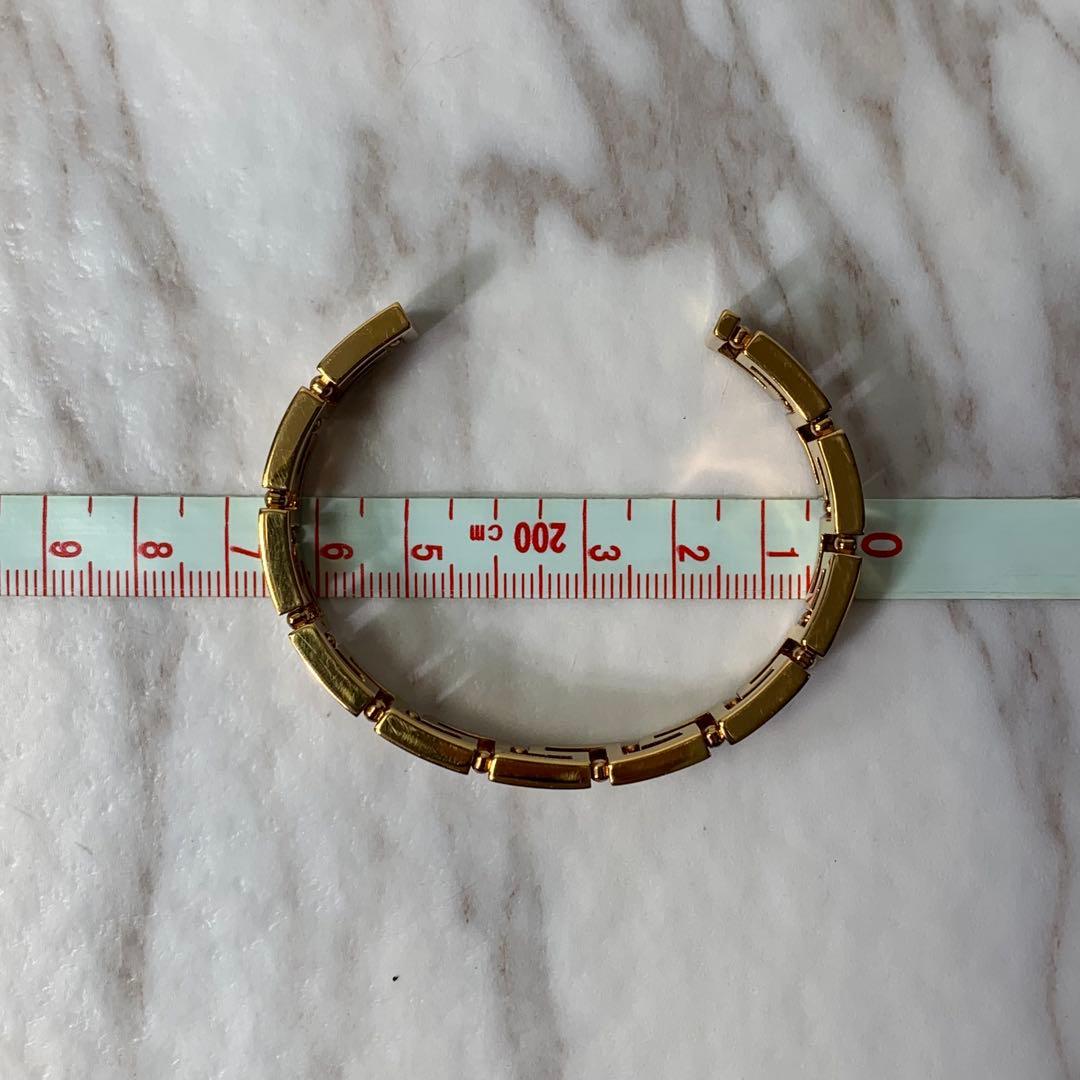 VERSACE バングル ブレスレット ゴールド イタリア製 刻印 付属品完備