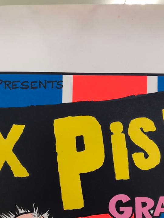 SEX PISTOLS セックスピストルズ シルクスクリーン ポスター COOP