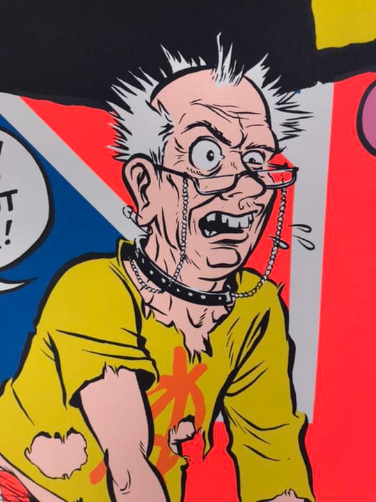 SEX PISTOLS セックスピストルズ シルクスクリーン ポスター COOP