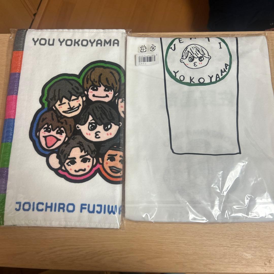 横山会　キャラクターグッズ セット タオル　Tシャツ 横山万博 横山会 三点セット＋おまけ タオル Tシャツ ステッカー グッズ