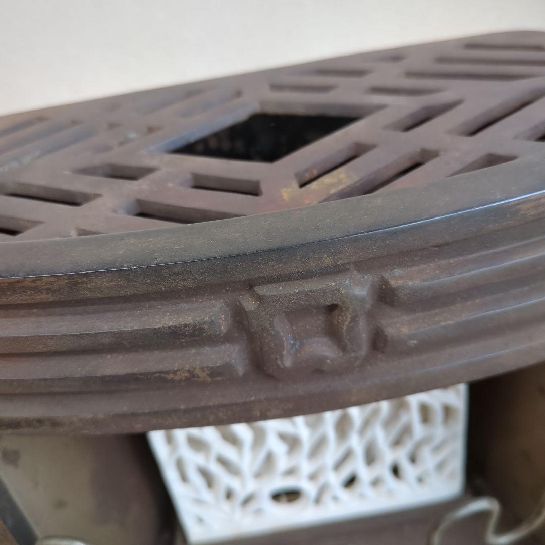 アンティーク ストーブ ジャンク 鉄 オブジェ ディスプレイ 小型